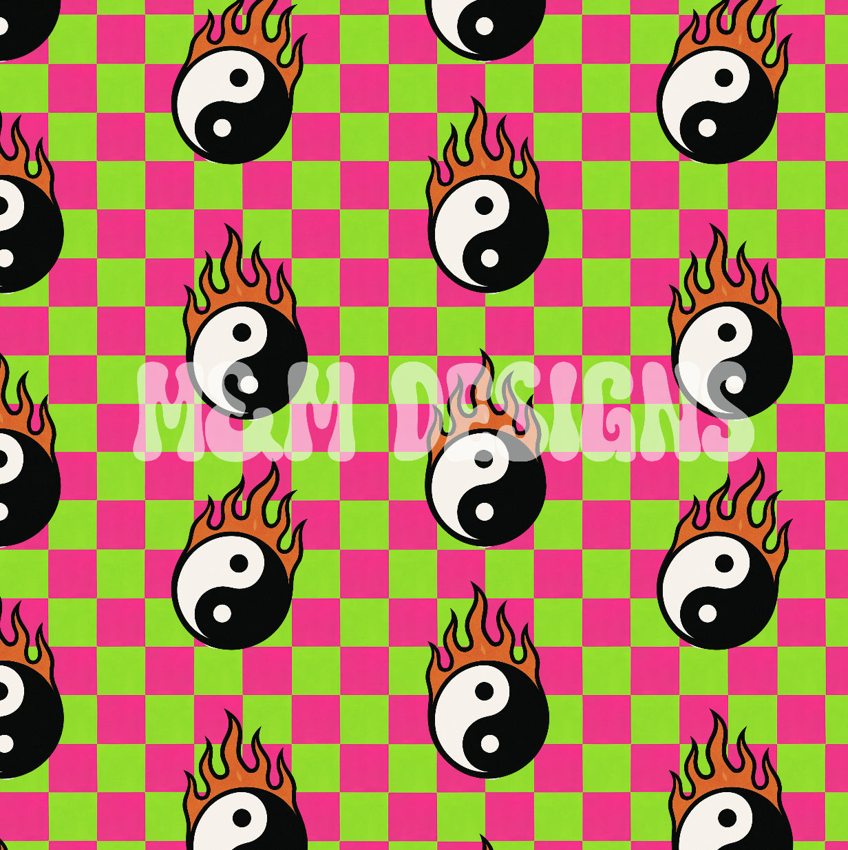 Neon Yin Yang