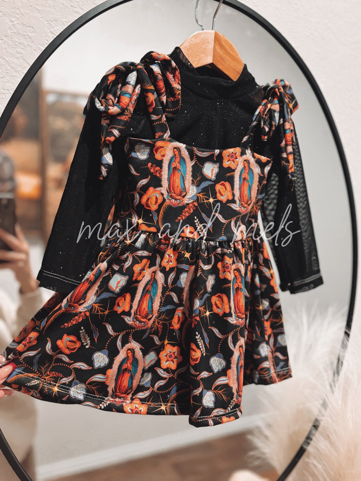 Virgencita Romper & Mesh Top