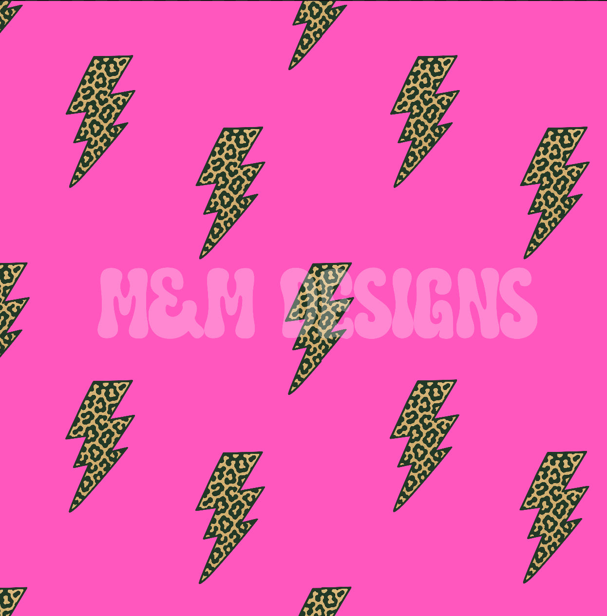 Leopard Lightning Bolts