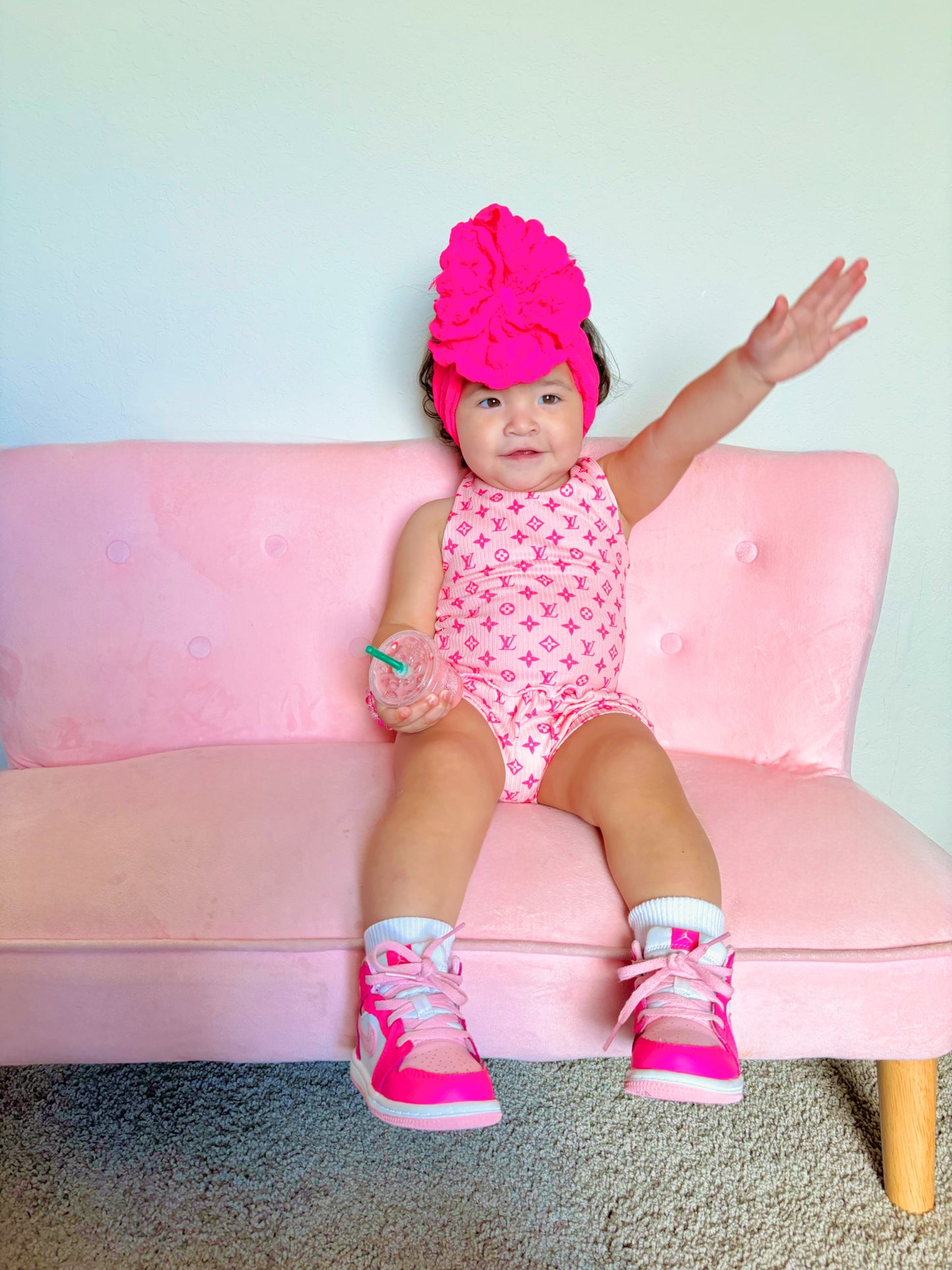 Pink Boujee Halter Set