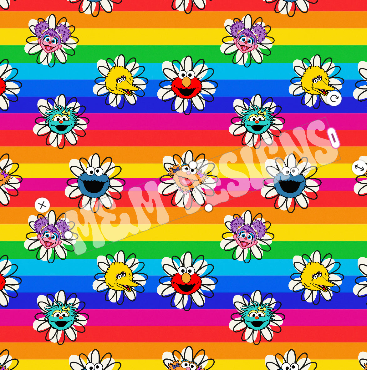 Colorful Sesame Street