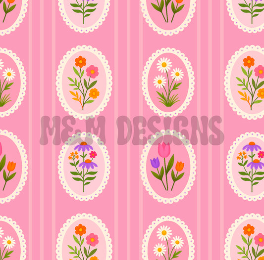Floral Frames Pink