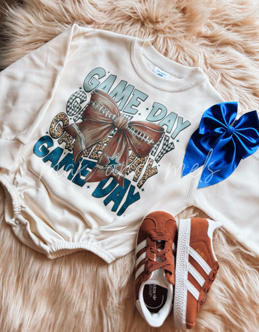 Cowboys Game Day Romper