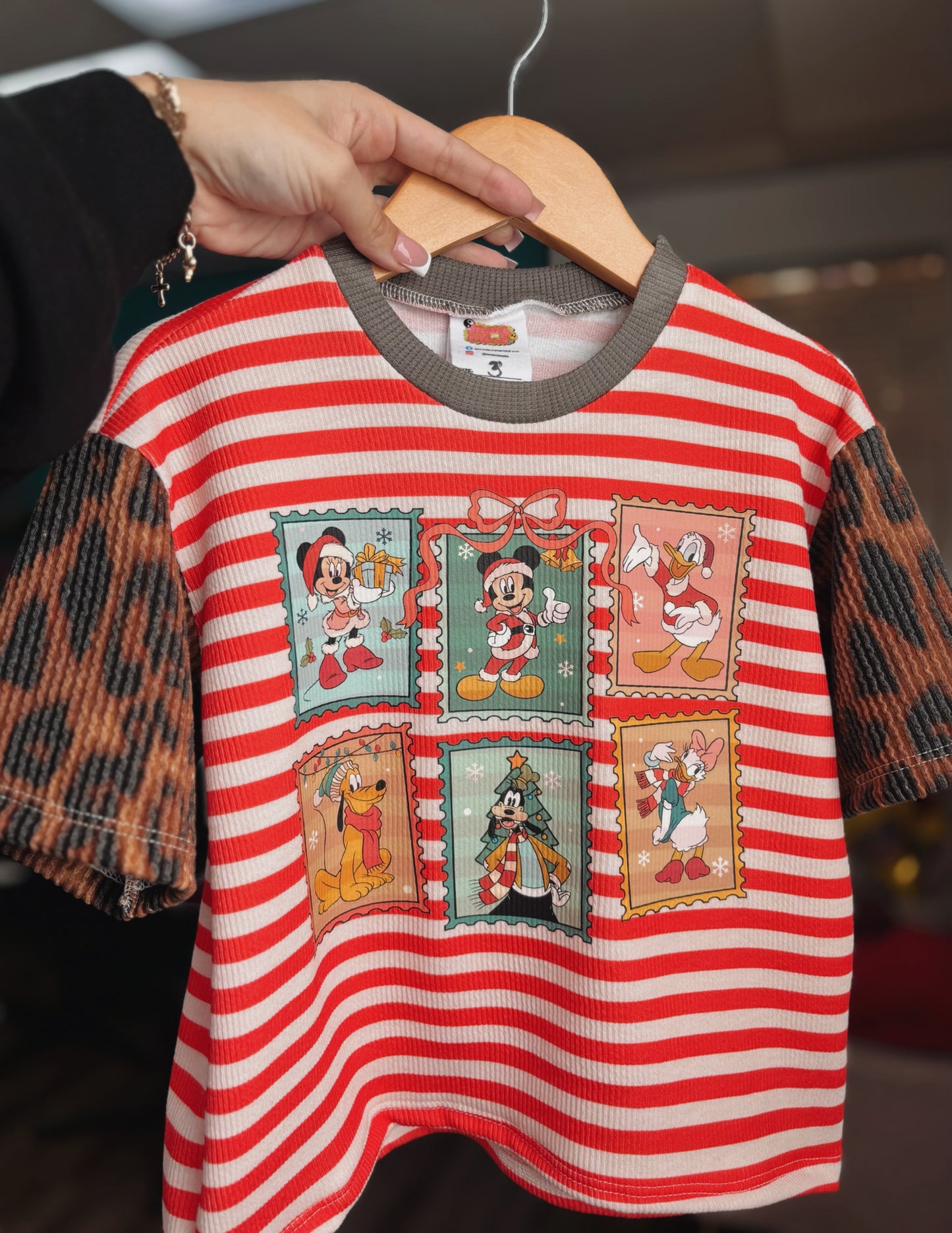 Colorblock Christmas Tee