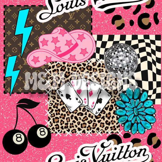 Pink Boujee Western Collage